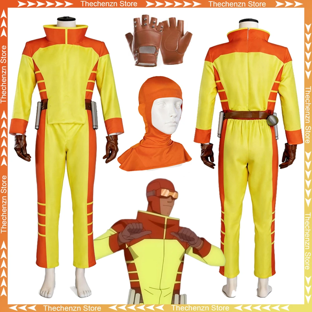 

Fancy Dress Cartoon Invincible Rex Splode Cosplay For Men Battle Suits Man Costume Halloween Adult Male Fantasia Party Outfits