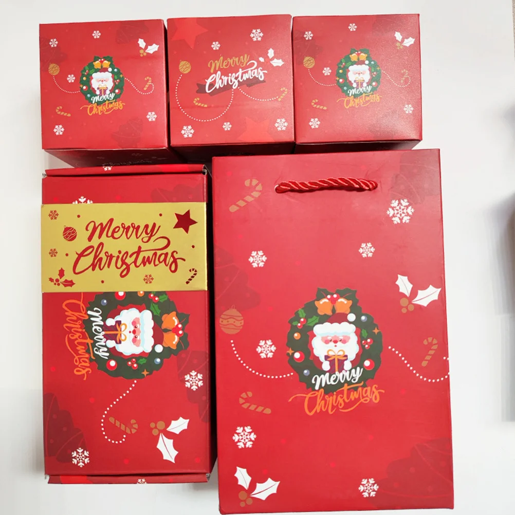 

1Set Bouncing Boxes Creative Xmas Paper Explosion Gift Box Christmas Party Candy Boxes Colorful Gift Bag Xmas Candy Box