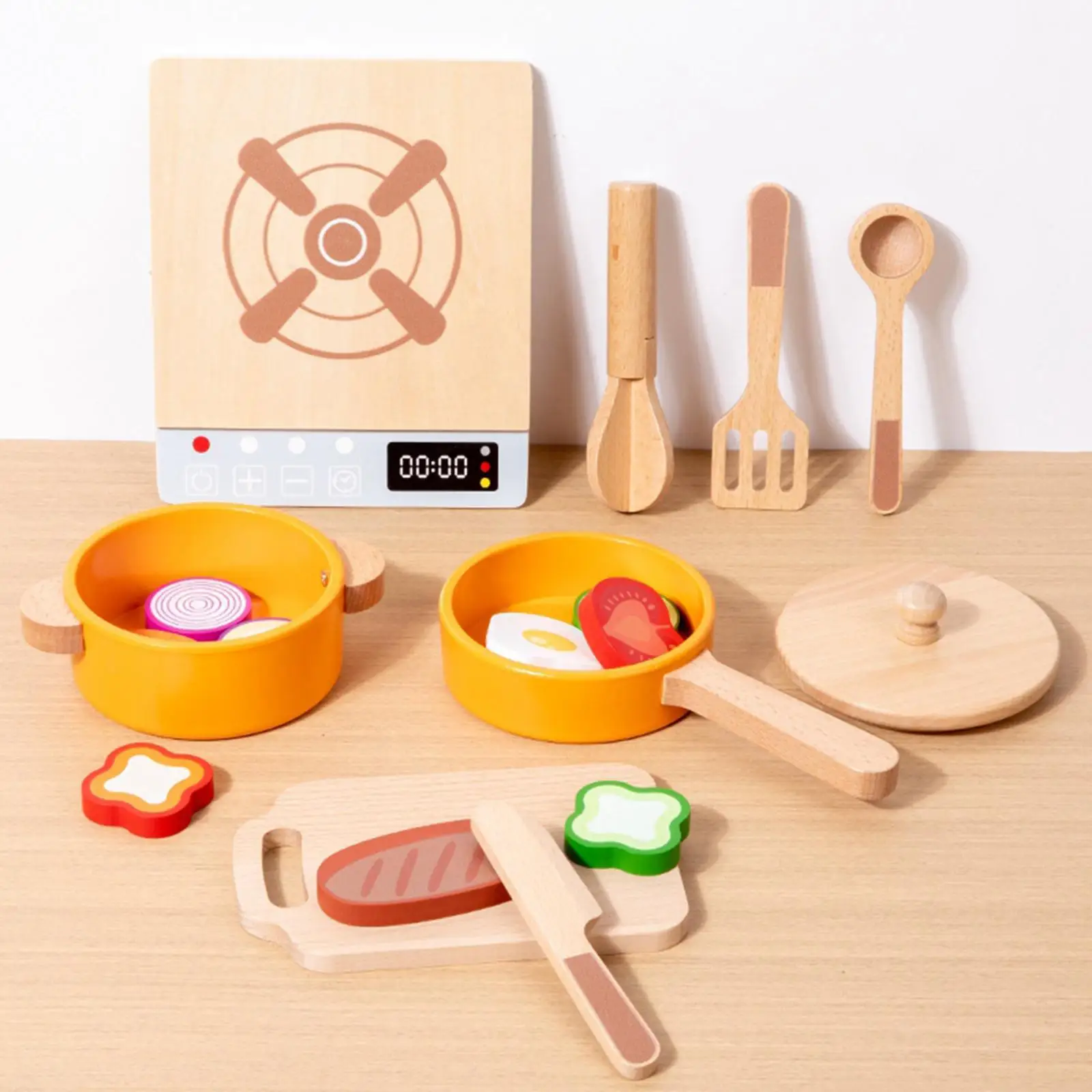 Kitchen Playset Toy Play Kitchen Accessories for Game Favor Role Play