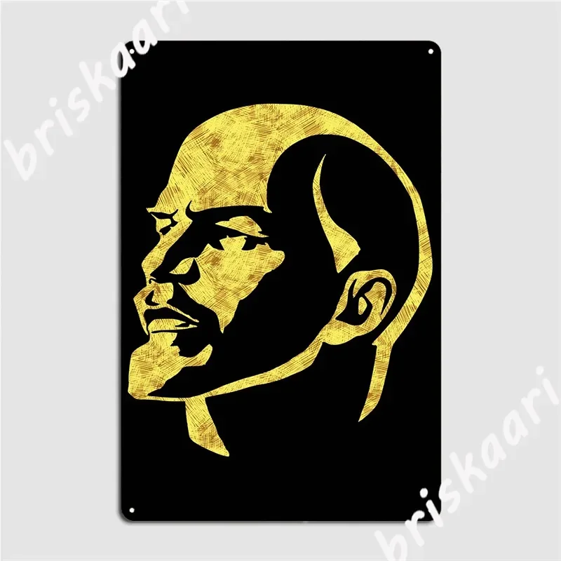 Lenin Soviet Union Leader Metal Plaque Poster Create Cinema Living Room Mural Mural Painting Tin Sign Posters