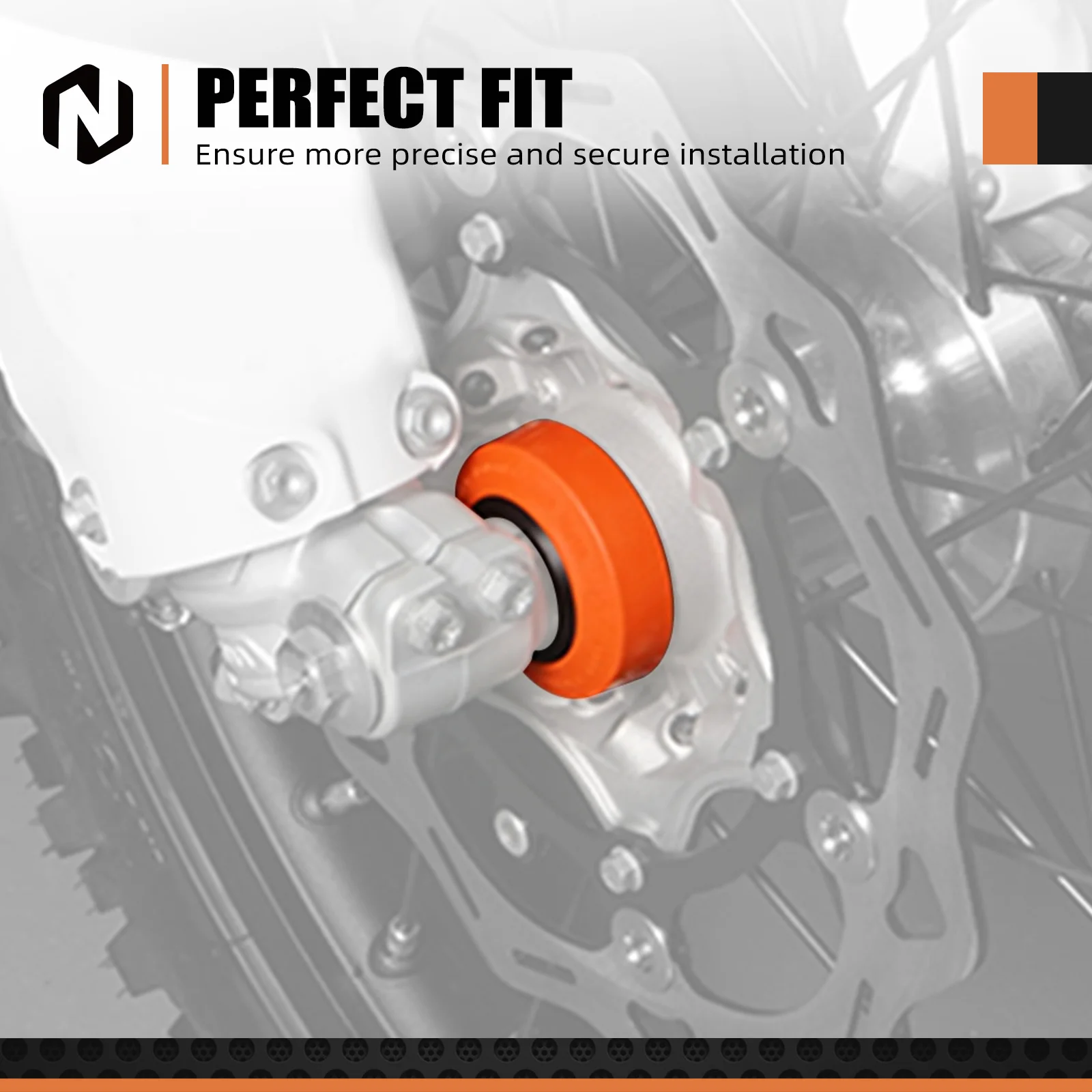 ل KTM EXC 300 EXCF 350 ل Husqvarna TE 300 FE450 2017-2024 ل GasGas EC 300 2021-2024 الجبهة الخلفية عجلة تحمل غطاء حامي #3