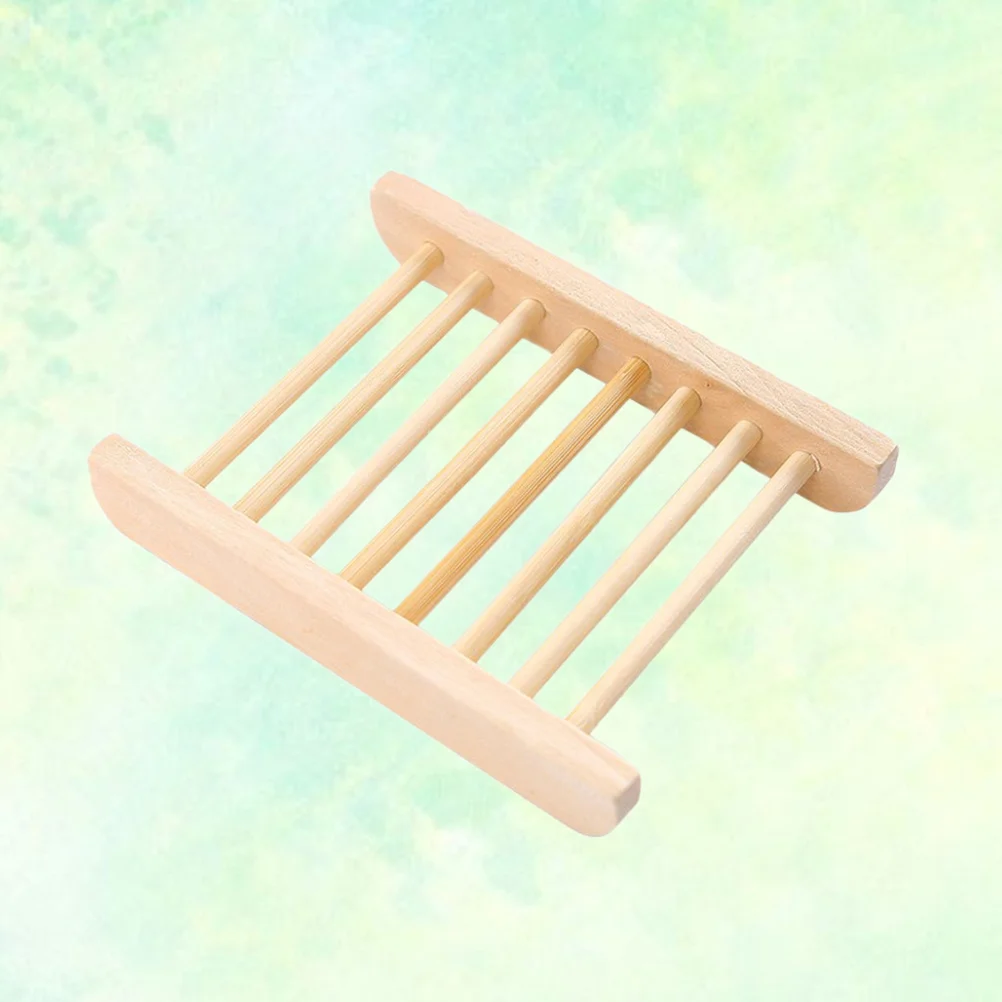 حامل تجفيف أطباق الصابون الخشبي للحمام، تصميم مدمج يناسب أي مساحة مثالية لتخزين الصابون الدائري أثناء السفر في صالة الألعاب الرياضية