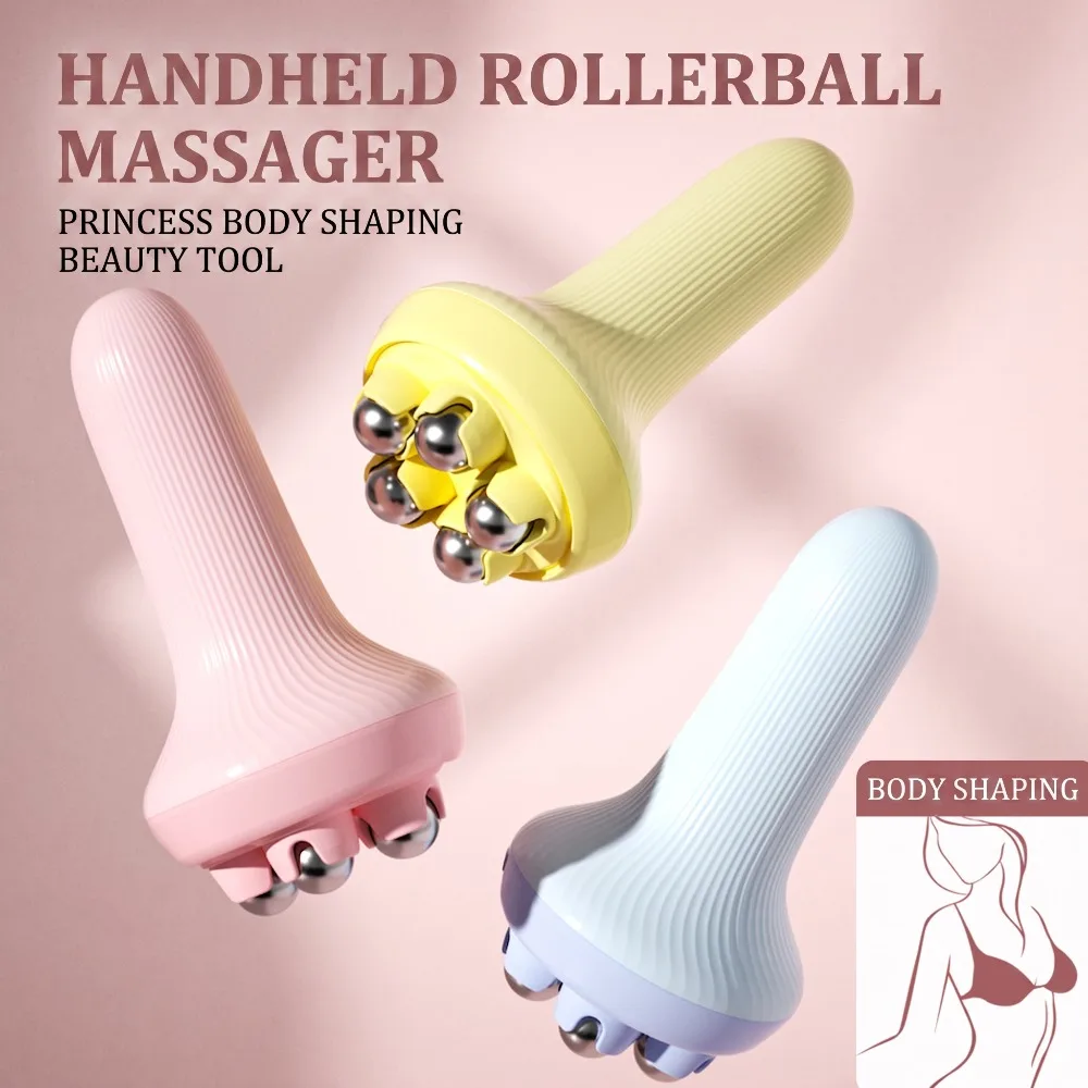 Roller Massage Tool for Inner Thighs, Muscle Relaxation, Abdominal Shaping, Waist Slimming, Belly Massage, Meridian Care Tool