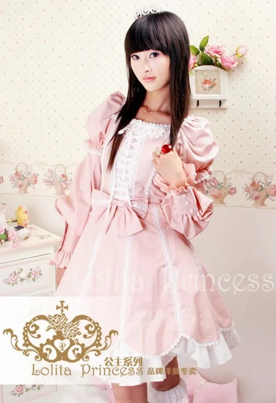 (LLT052) Lolita Dresses Long Sleeve Sweet Lolita Short Dress Ball Gown Fancy Prom Dress Halloween Party Masquerade Costume