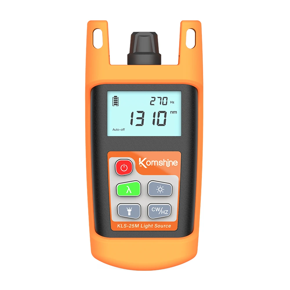 

KLS-25M High Precision SM Handheld Fiber Laser Light Source Optical Power Meter Stable with WiFi and 4G Network Connectivity