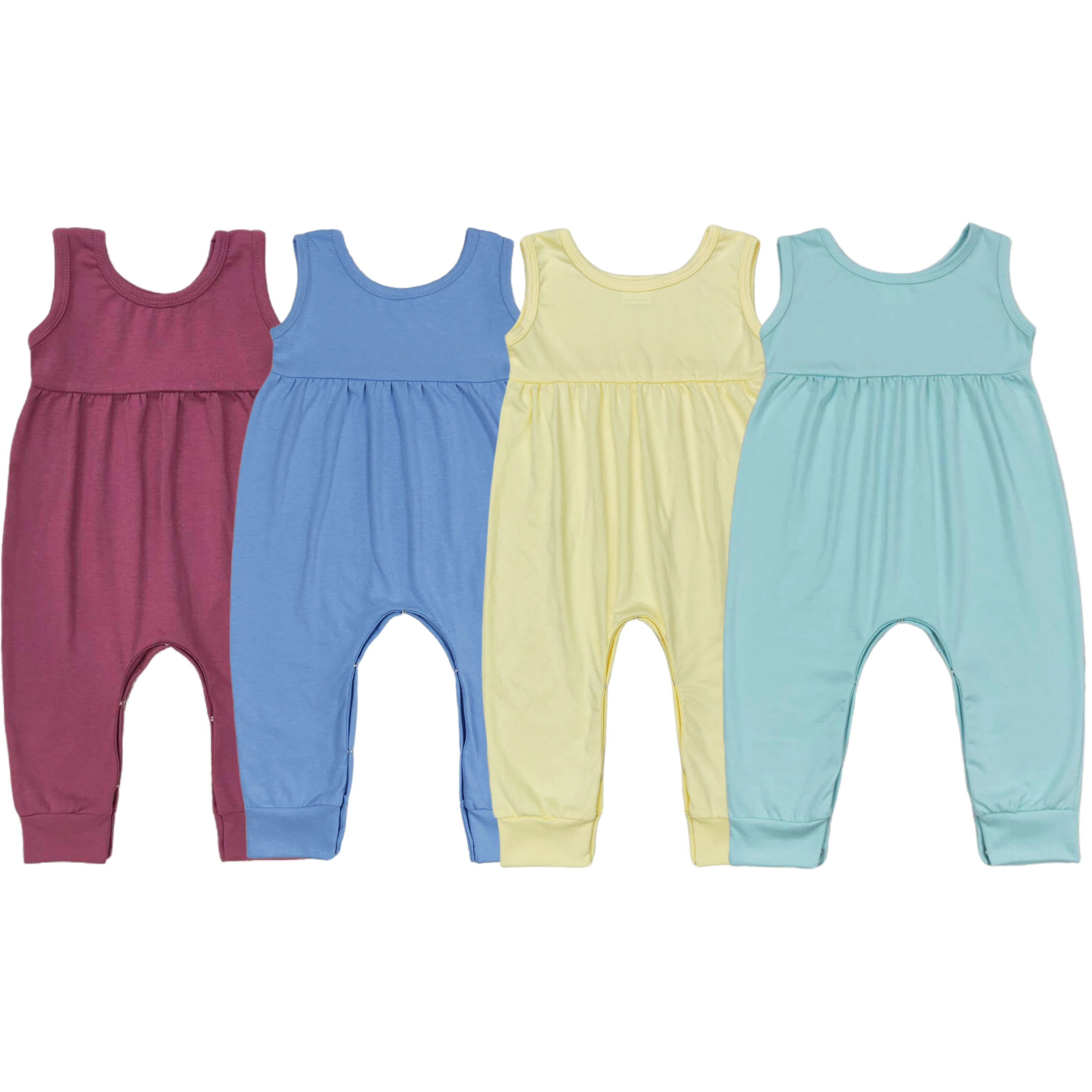 

Wholesale Designer Hot Sale Baby Girls Bubbles Romper Sibling Coverall Sleeveless Summer Rompers Boutique Toddler Kids Jumpsuit