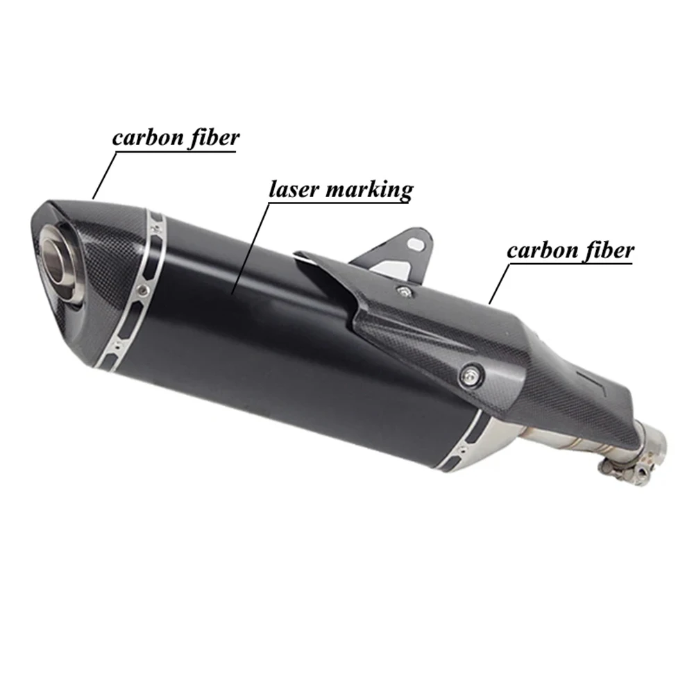 Motorcycle Exhaust Muffler Escape Systems Tube Header Front Link Pipe Slip On  For Honda X-ADV 750 X ADV750 ADV 2017 2018 - 2023 image 2