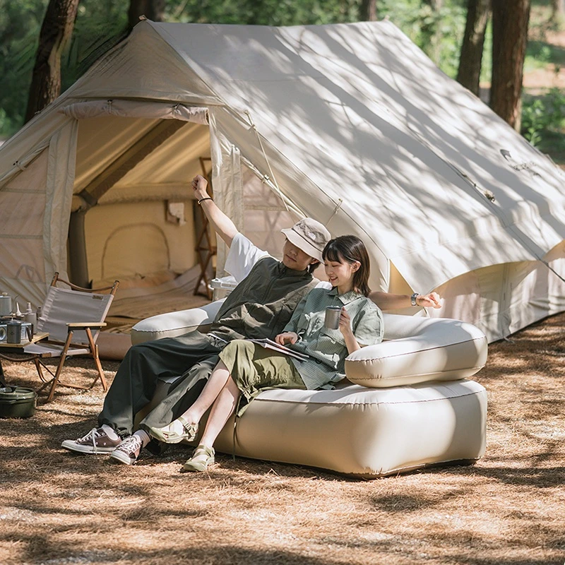 

Надувной диван-кровать для кемпинга на открытом воздухе, портативная плавающая кровать, увеличитель яркости