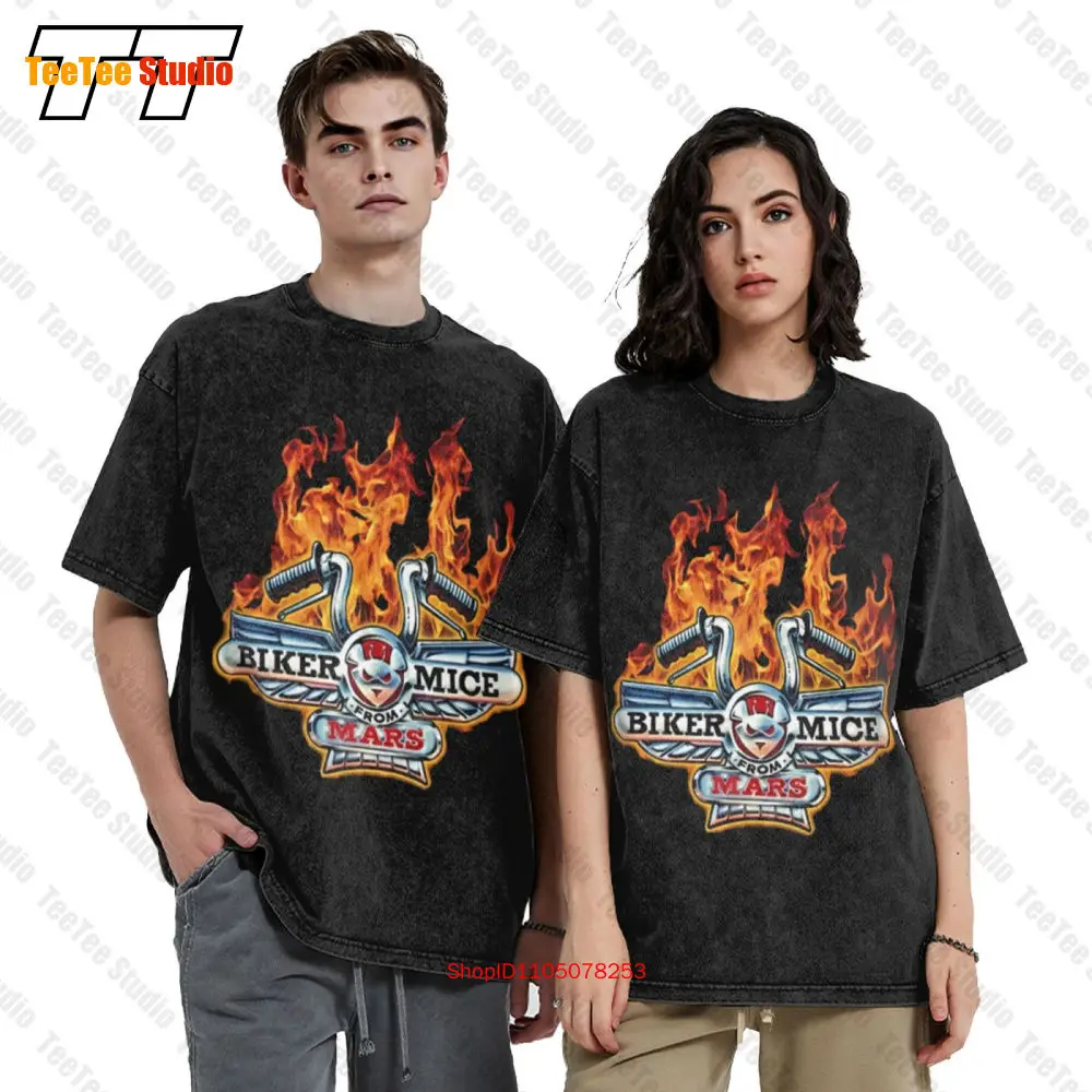 Biker Mice From Mars Retro Cartoon Short Sleeve Tee Oversized T-Shirt 4AZU Shirt Gym Men
