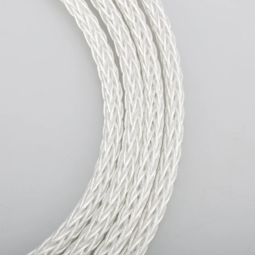 Audiocrast OCC plateado 8AG RCA Cable analógico interconexión Cable de extensión de audio y vídeo con enchufe plateado