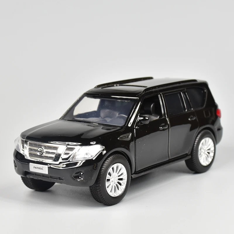 

1:36 Nissan Patrol Y62 Police SUV Alloy Car Model Toy Die Cast Pull Back Toys Vehicle For Children Gift F150