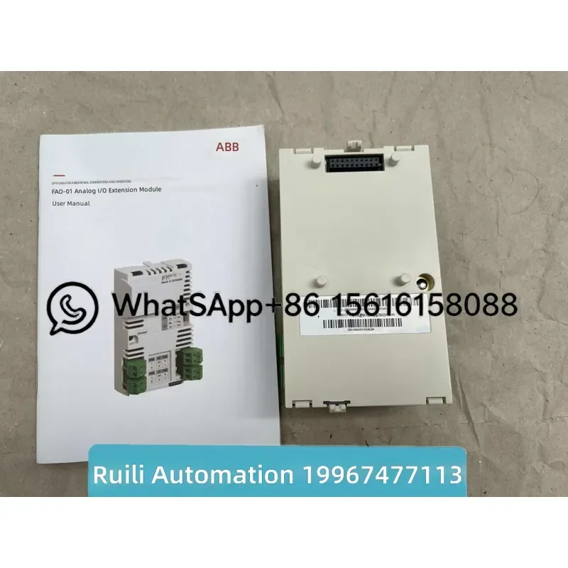New ABB Inverter Analog Digital Expansion Module FAIO-01 FDIO-01 Genuine Stock VFD Accessory Drive Control Board PLC