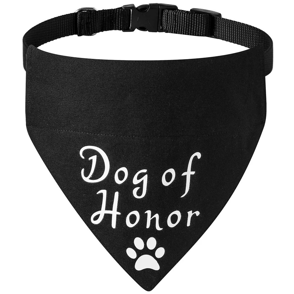 Sucado Hunde- und Katzen-Hochzeitskostüm-Halsband, Geeignet für Partys, Verstellbares Hunde-Bandana mit Schnellverschluss und D-Ring – Detail 19
