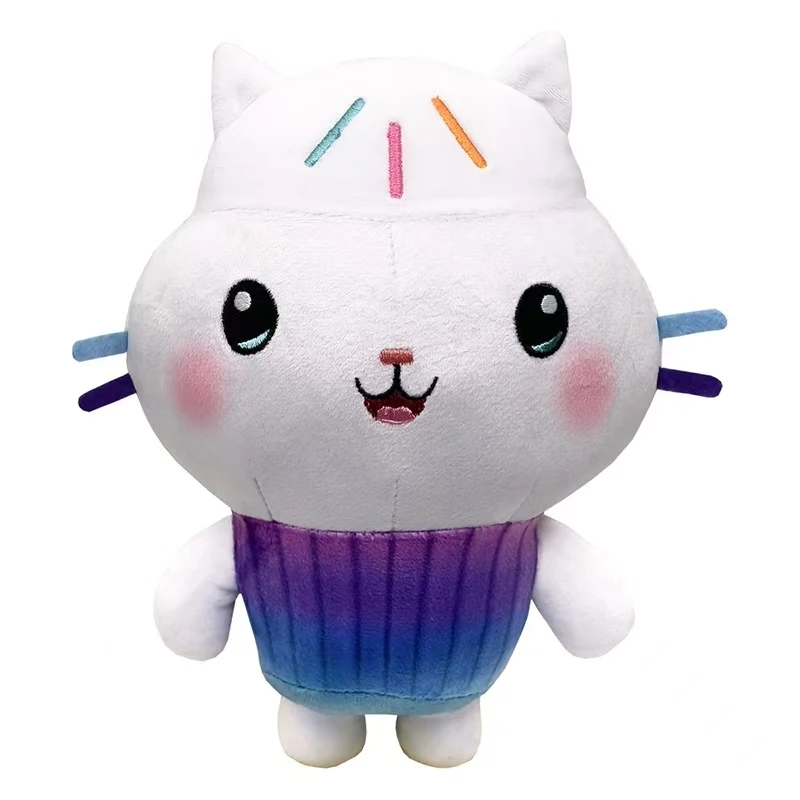 Zaino giocattolo di peluche Gatto Torta Gatto Sirena DJ Gatto Gatto travesti Peluche Animale Regalo di Natale per bambini Decorazione della casa