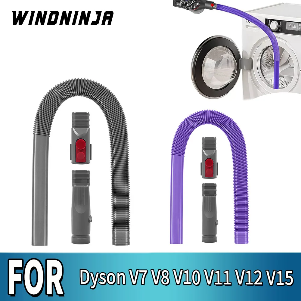 Teile für Trocknerentlüftungsreiniger für Dyson V6 V7 V8 V10 V11 V15 Staubsauger für effiziente Reinigung, Fusselentferner, Vakuumschlauch