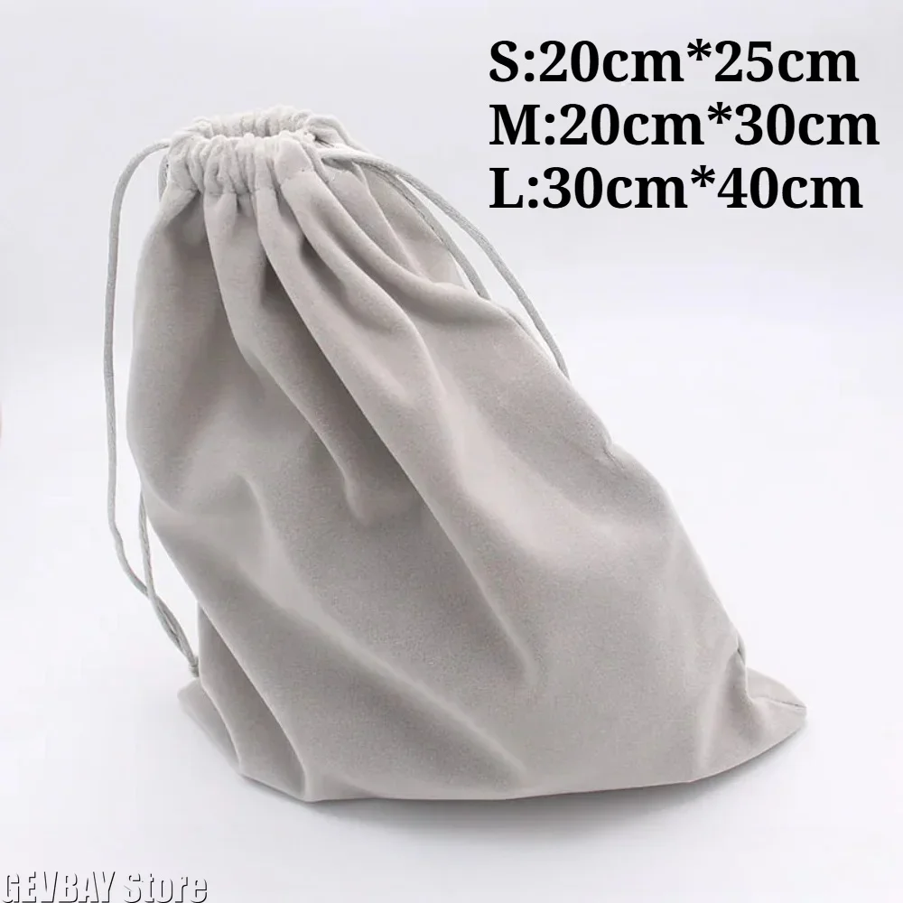 Velvet Fabric Headphone Storage Bag Earphone Carrying Pouch Protective Sleeve for Small Earphones Small Portable Audio Bags