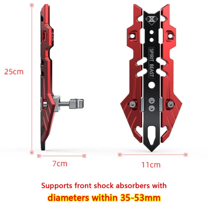 1 Piece Motorcycle Front Fork Cover Universal for 35-53mm Tube Diameter Shock Proof Cover Off Road Vehicle for Honda Suzuki BMW