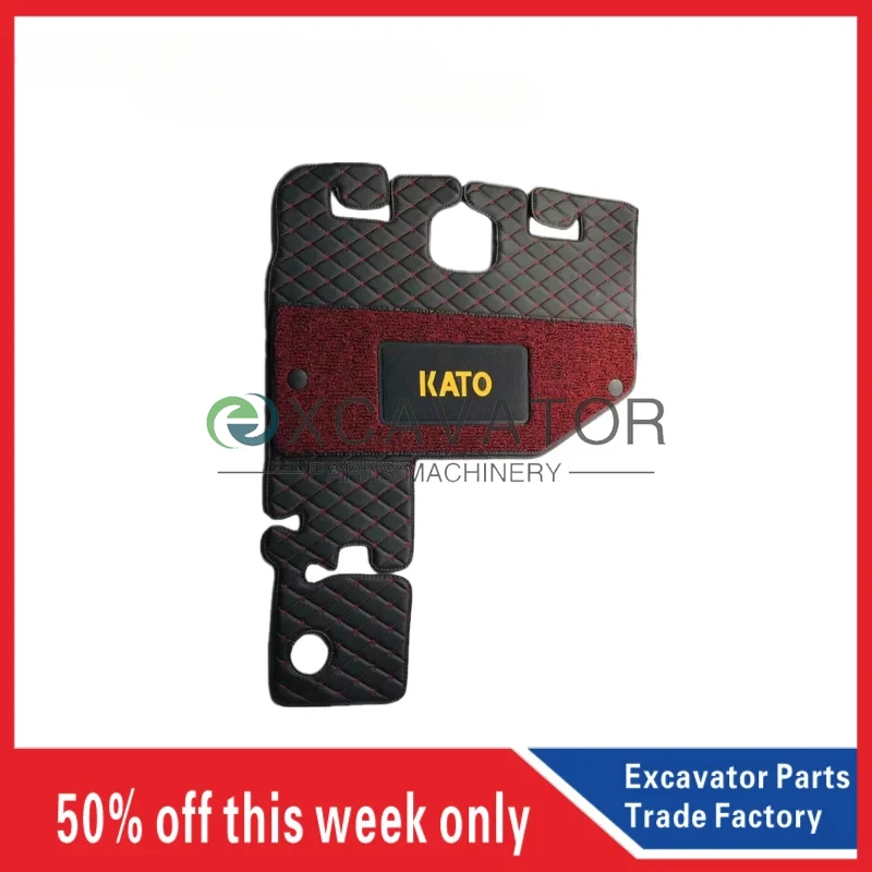 

Excavator Parts For Kato Hd 512/820r/1023/1430-3 Cab Floor Rubber Foot Mat Carpet Accessories Excavator Foot Mat