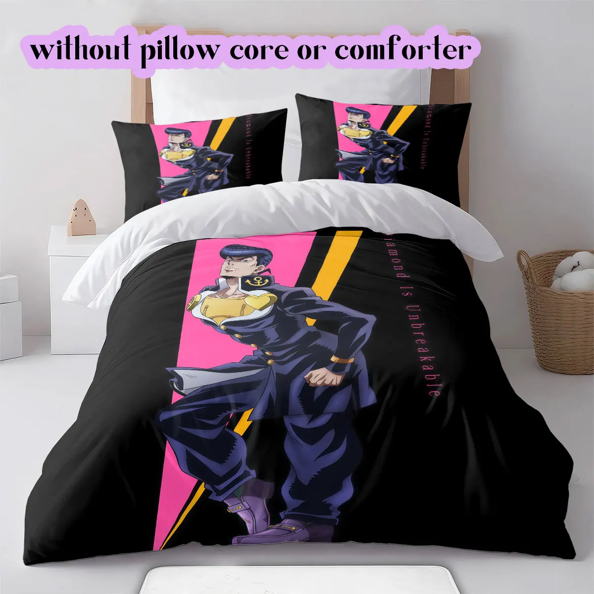 JOJO cool Character Soft and Comfortable Duvet Cover, Children's Bedding Set Gift, Extra Large Size, Various Sizes Available
