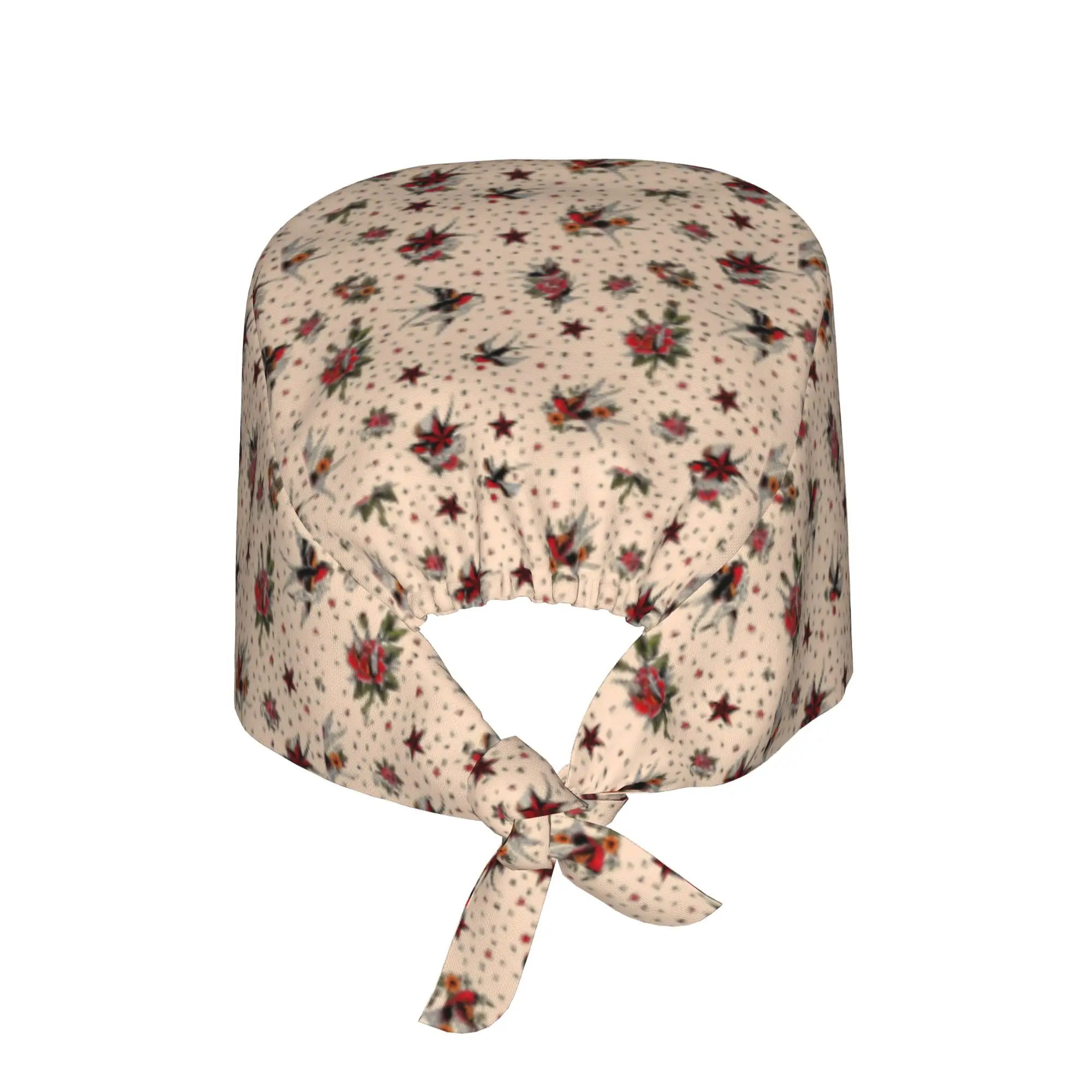 Tattoo Flash  WorkCap Work Working Cap Adgusted Fashion Printed Multi-Scenario