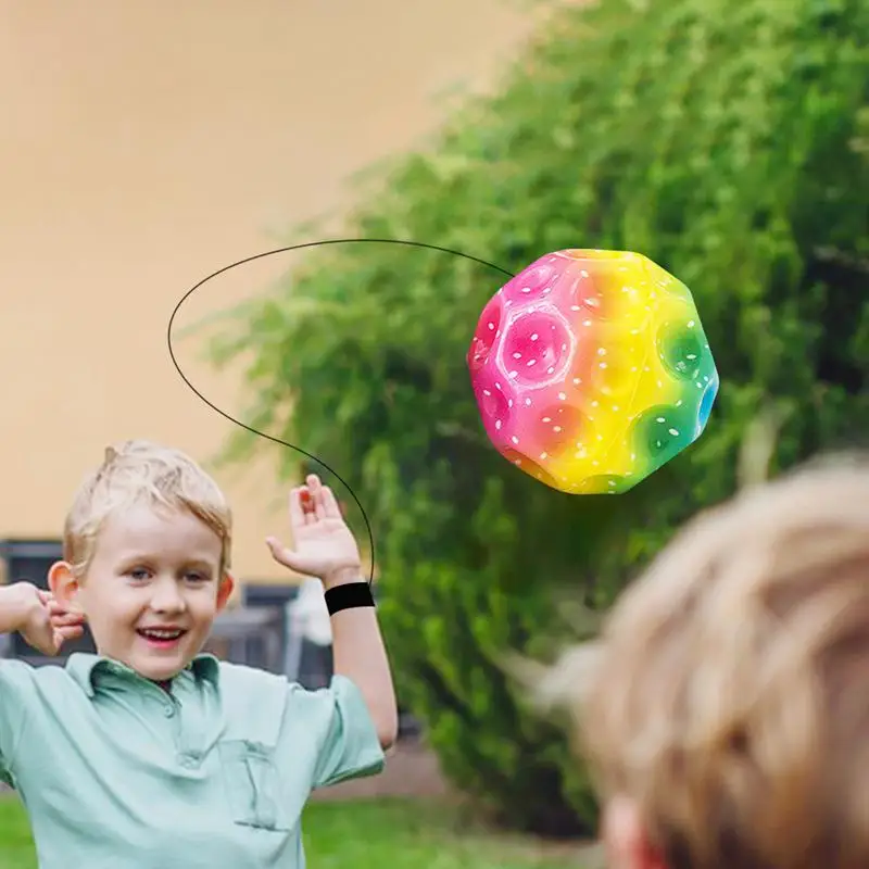 Bolas de rebote con pulsera, bola hinchable deportiva en una cuerda, Bola de muñeca deportiva para niños, Bola de retorno para niños, diversión para un solo jugador