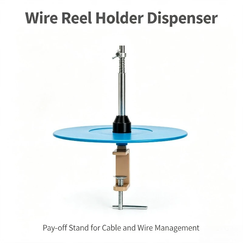 Pay-off Frame, Cotton Wire, Enameled Wire, Metal Damping, Adjustment Resistance, Elastic Tension, Self-contained Bearing