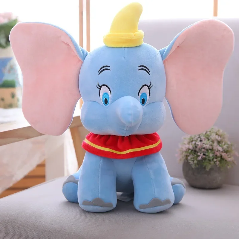 30/40/50/60cm Disney Anime Movie Dumbo Plush Toy Sleeping Pillow Creative Comfortable Soft Plushies Doll Cartoon Decoration Gift