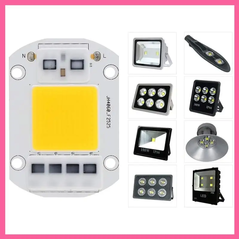 

ABNM Warm White LED Bubles Energy Saving Chip High Voltage Light Source High Power LED Chip For Traffic Lighting 100W 220V