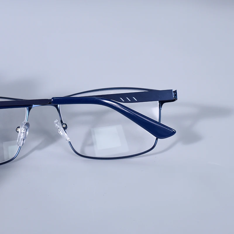 Neue Anti Blau Licht Lesebrille Männer Platz Oversize Metall Brillen Rahmen +75 + 125 + 175 + 225 + 275 + 350 + 400 – Detail 21
