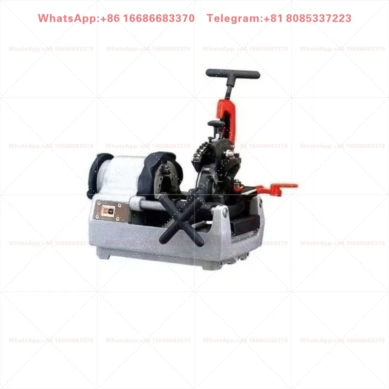Pip Thread Cutter Machine Electric Stainless Steel Pipe Threading Machine NPT Thread Electric ...