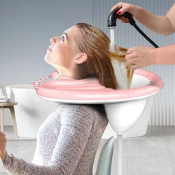 Portable Inflatable Hair Washing Tray, Shampoo Bowl, Cutting Hair without a Salon Chair, Handicapped Pregnant Woman Kid