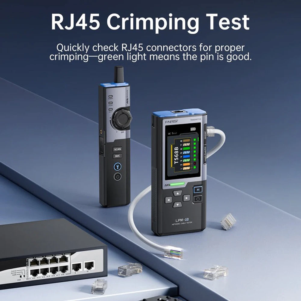 FNIRSI® LPM-10A Multifunctional Network Cable Tracker Intelligent