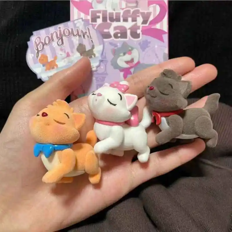 Miniso ديزني لوسيفر ماري القط صندوق أعمى الشكل Kawaii الكرتون غامض مفاجأة صندوق رقيق القط تخمين حقيبة لعبة هدية عيد ميلاد
