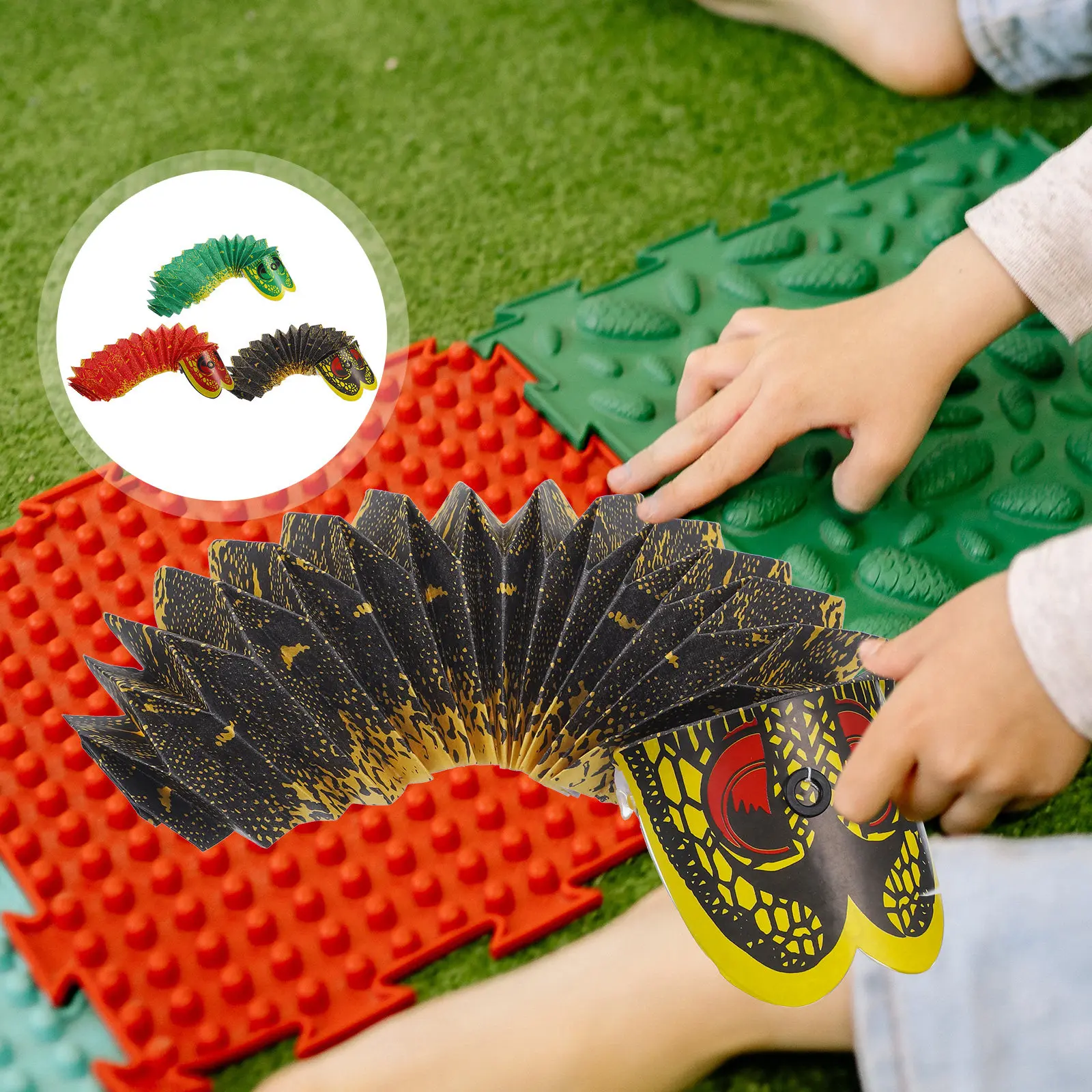 

Набор из 3 сенсорных игрушек-гусениц для малышей: развивающие игрушки для ползания и тяги для детей раннего возраста