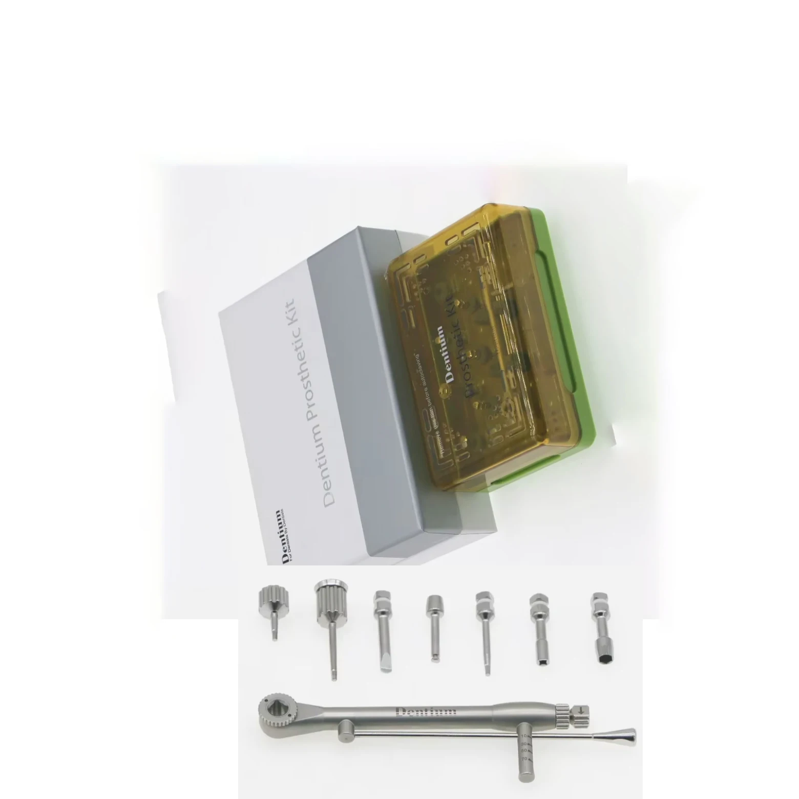 Dentium XIP Prosthetic Kit  Screw Hand Hex Drivers MU Drivers Dentium torque wrench