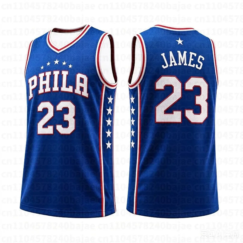 2026 New Men Women Kid 23 Sleeveless Basketball Jersey, Y2K Sports Fan Streetwear, Loose Tank Top Quick Dry Mesh Shirt