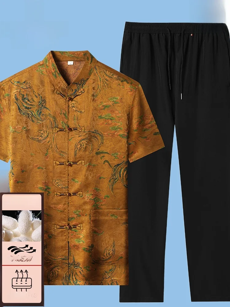 set-a-maniche-corte-in-seta-pierre-cardin-nuovo-stile-cinese-casual-per-uomo-di-mezza-eta-alla-moda-e-comodo-abbigliamento-estivo