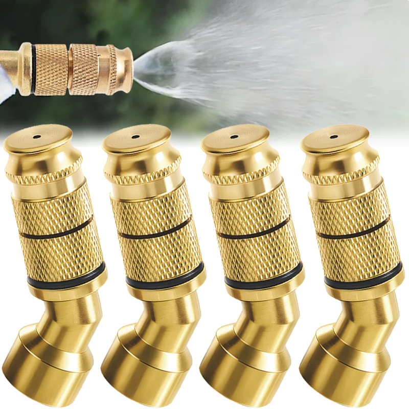

1/5pcs Brass Atomizer Hose Nozzle Head Adjustable Distance Garden Medicine Misting Sprayer Nozzles Atomizer Irrigation Tools