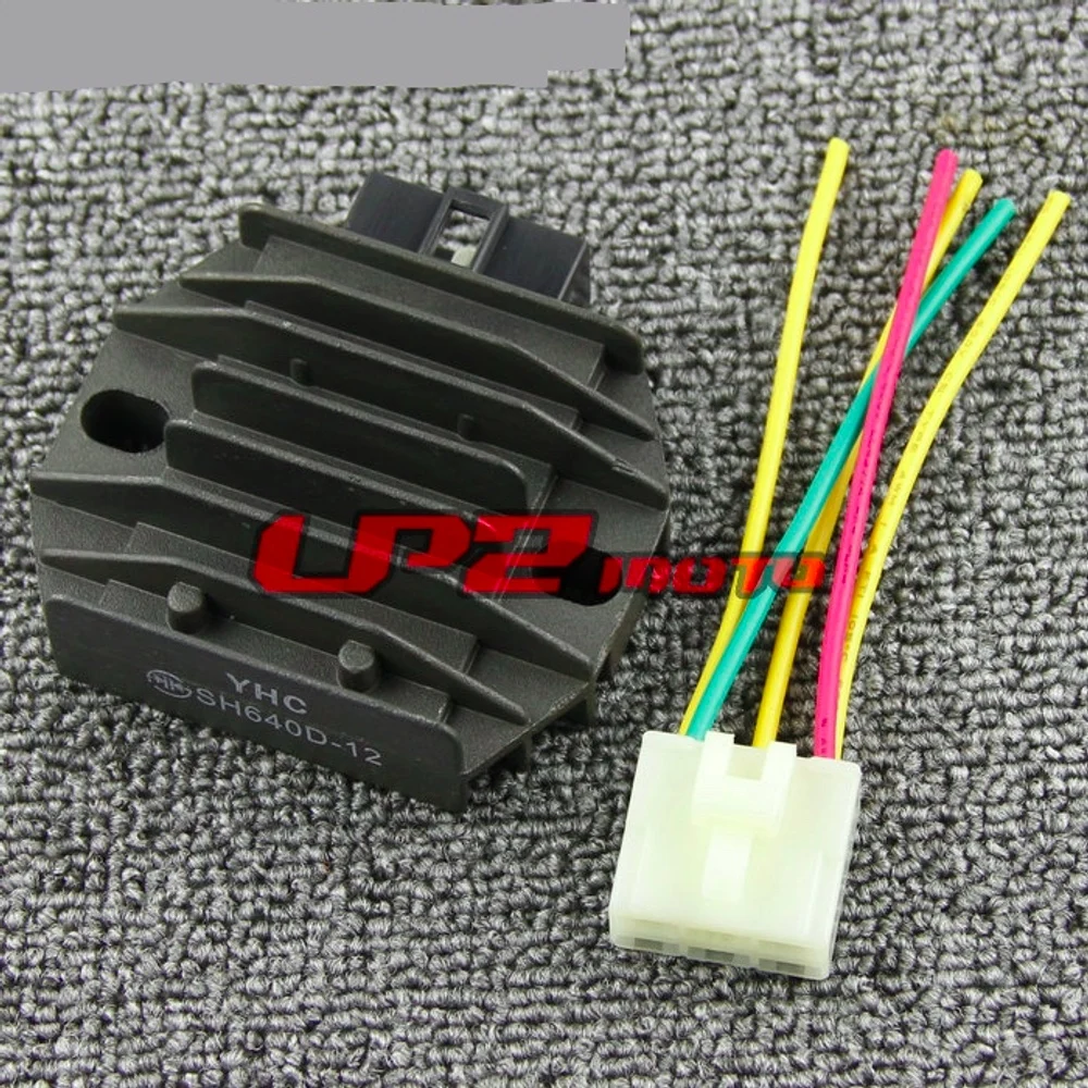 Regulator Rectifier+Plug for Suzuki DR650SE 96-12 XF650 Freewind 97-07 Aprilia Mojito SportCity Scarabeo 125 150 200 03-08