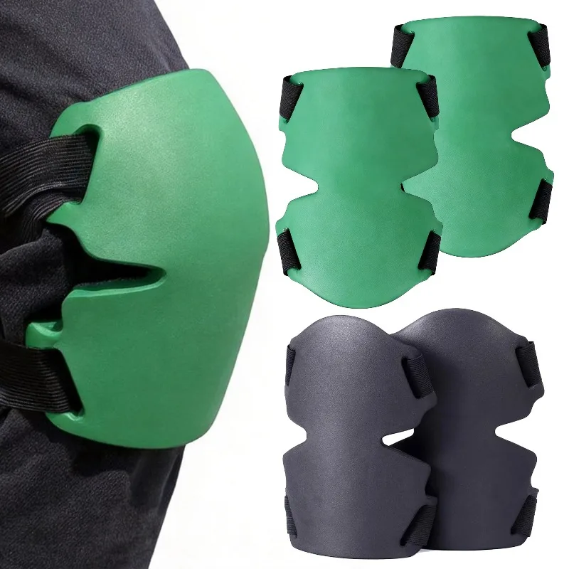 1Pair Heavy Duty Flexible Soft Foam Kneepads Protective Knee Pads for Gardening Work Builder Sport Workplace Safety Supplies Fit