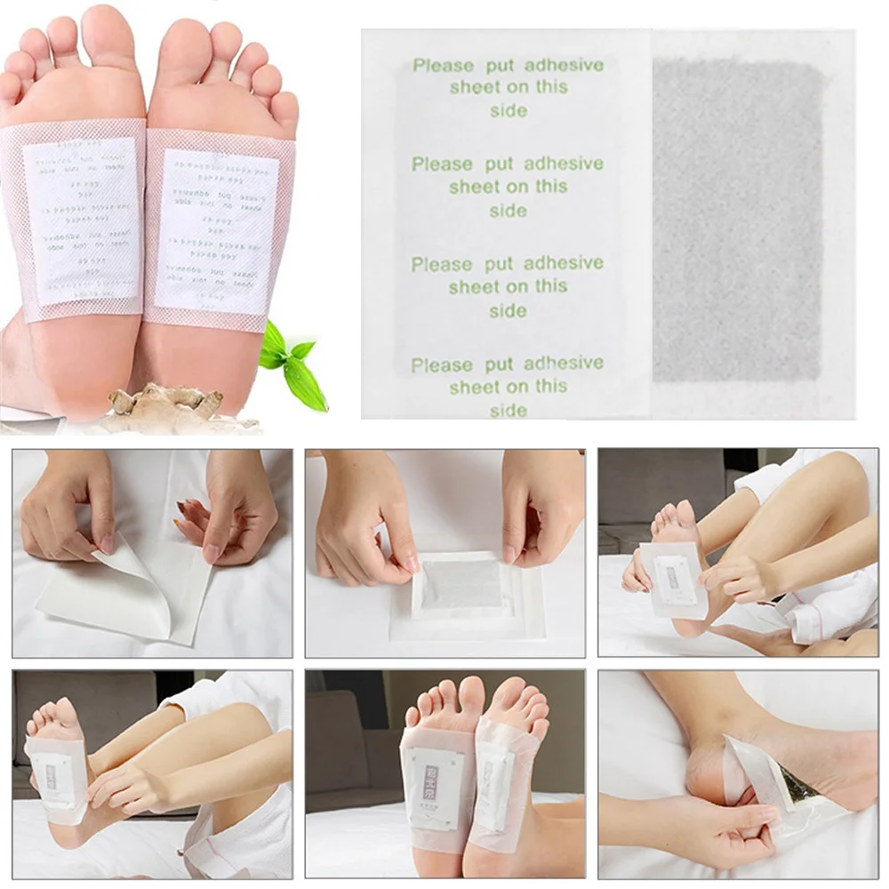 25/1 Pairs Detox Foot Patches Stress Improve Sleep Weight Loss Remove Toxin Relieve Stress Detoxification Clean Foot Care Pads