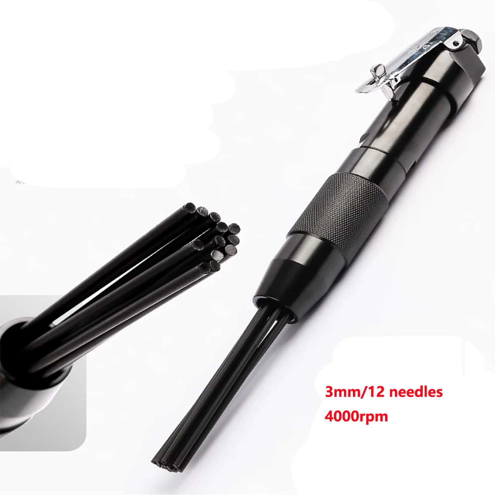 

Air Needle Scaler Pneumatic Scaler for Rust Paint Removal 4000rpm 12 Hardened Needles