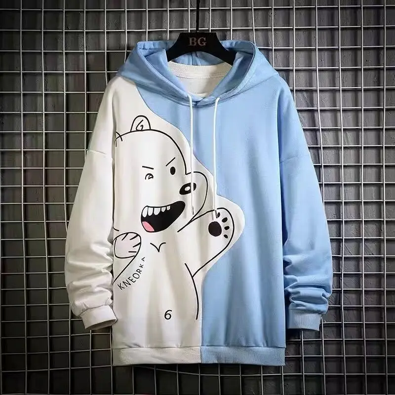 Cool Mens Hoodies Spring Fleece Harajuku Japanese Streetwear Hip Hop Sweatshirt Men Women Black Punk Hoodie Sweatshirts Male