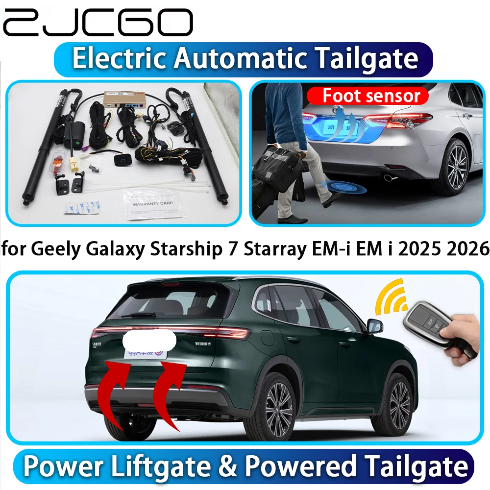 ZJCGO for Geely Galaxy Starship 7 Starray EM-i EM i 2025 2026 OEM Automatic Power Liftgate Powered Tailgate Intelligent System