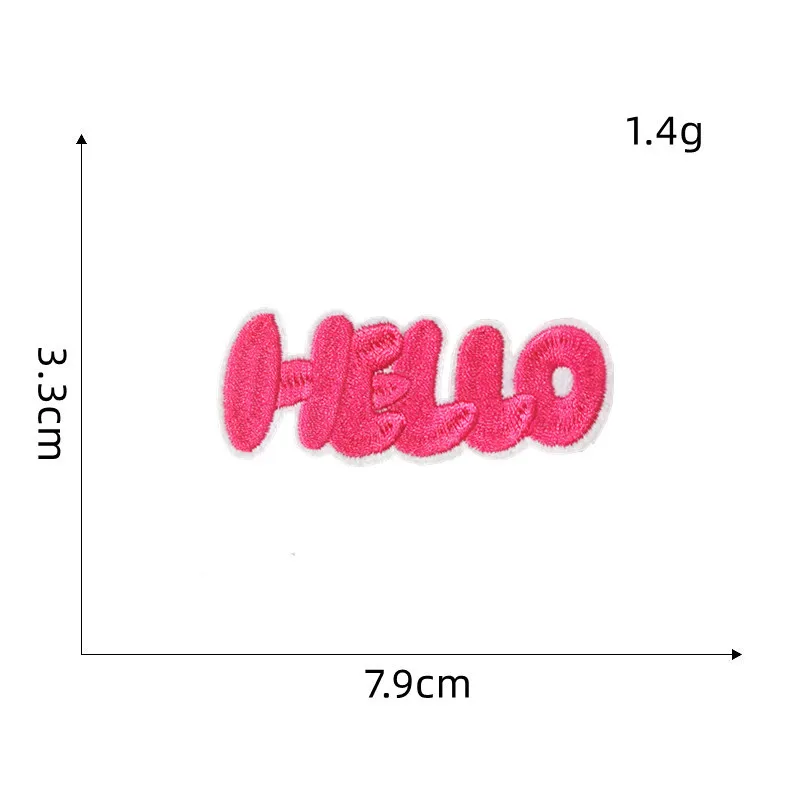 Carnival Pink Lady Cute Home Popular Embroidered Logo Garment Accessories Cloth Sticker Patches Iron-on Bag Clothing For Kid DIY