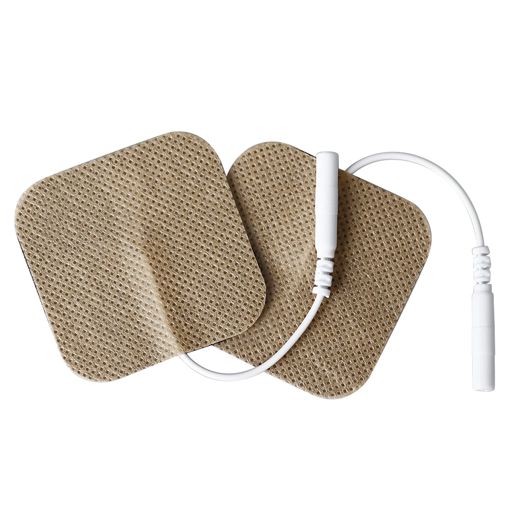 

TENS Unit Replacement Pads 5x5cm Non-woven Fabric Self Adhesive Reusable Eletrode Pads for Muscle Electrostimulator Massager