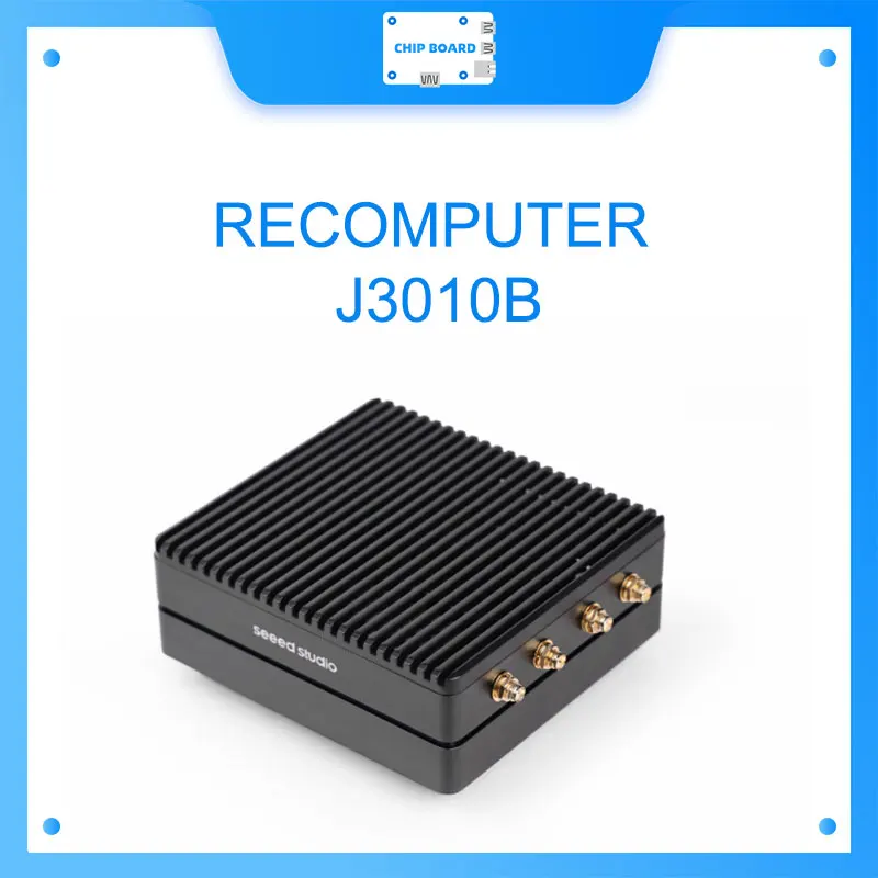 reComputer J3010B Edge AI Box - NVIDIA Jetson Orin Nano 4GB, 4K Support, Dual GbE, Industrial-Grade