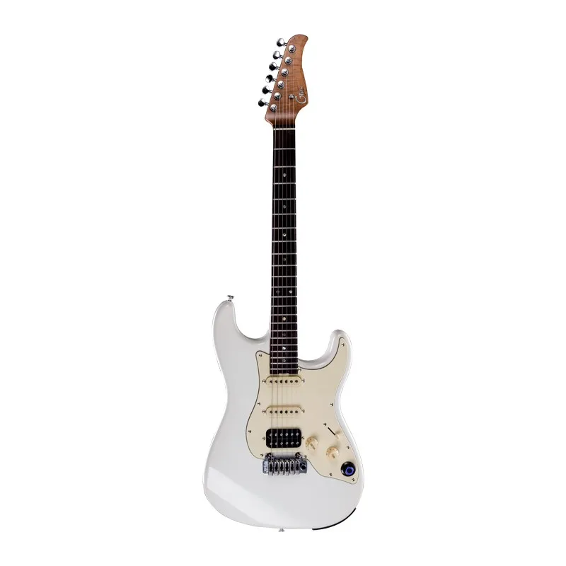 Mooer P800 GTRS smart electric guitar comes with an effect device that can be connected to Bluetooth recording