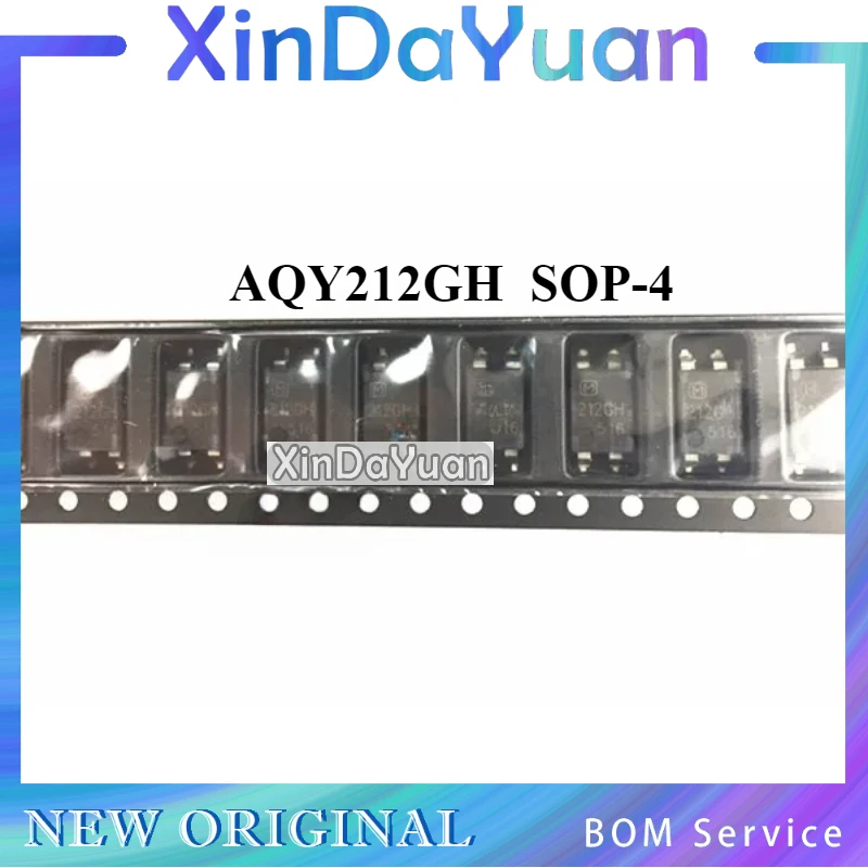 

5 pcs AQY212GH SOP-4 AQY212 Photoelectric Coupler Chip