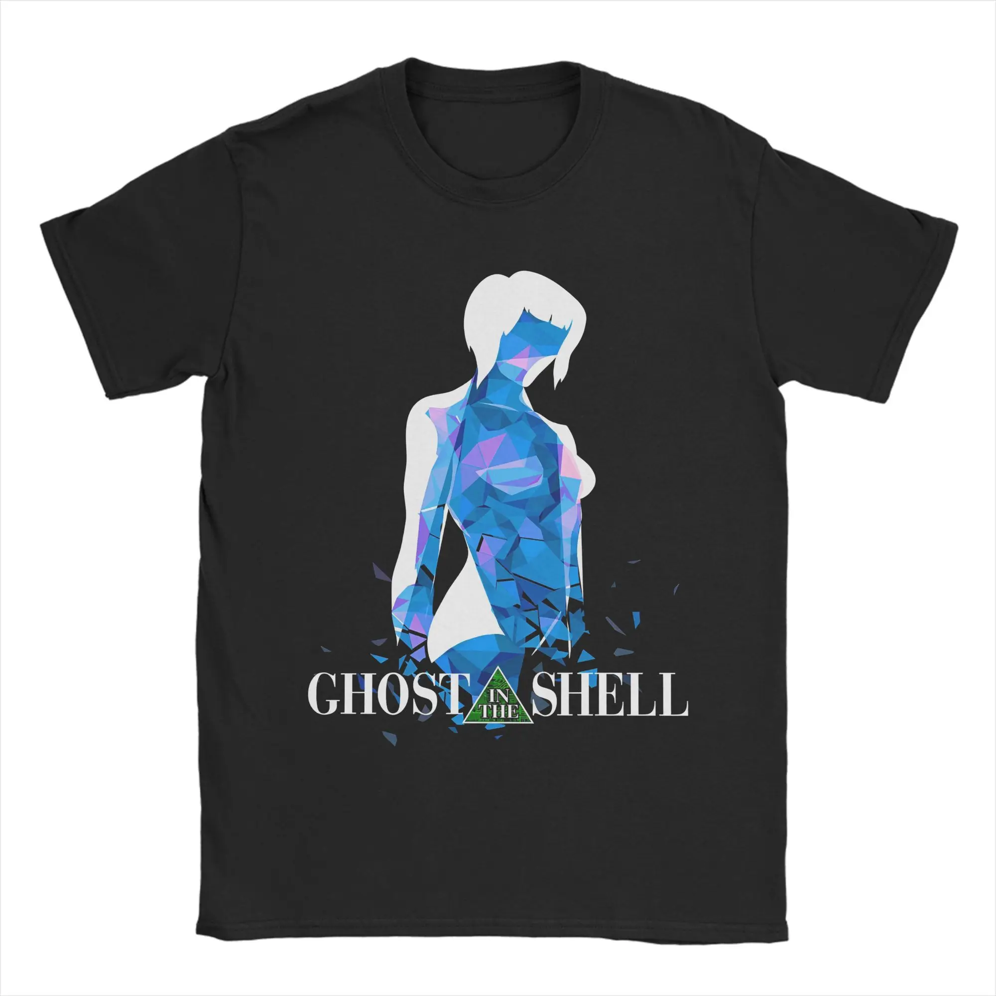 Motoko Kusanagi Shirt Vintage Washed Unisex Oversized Ghost in The Shell Streetwear Weiche Baumwolle Kurzarm Geschenk Kleidung Oberteile – Detail 4
